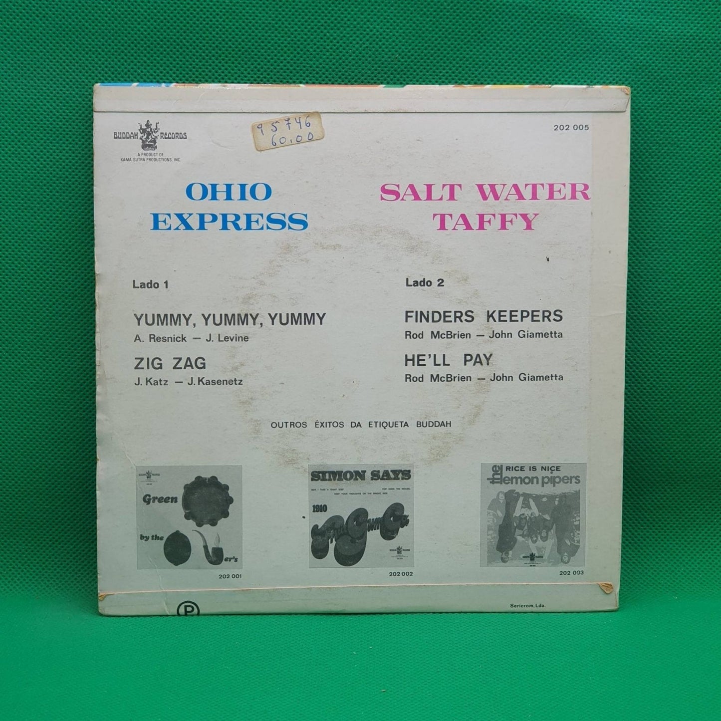 Ohio Express / Salt Water Taffy – Yummy Yummy Yummy / Zig Zag / Finders Keepers / He'll Pay - Vinyl Store Online