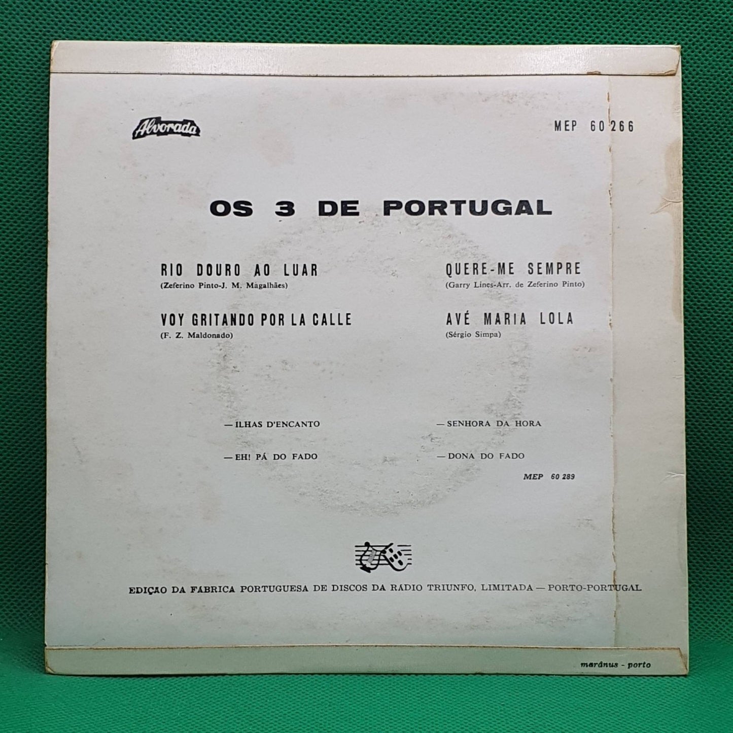 Os 3 De Portugal – Os 3 De Portugal - Vinyl Store Online