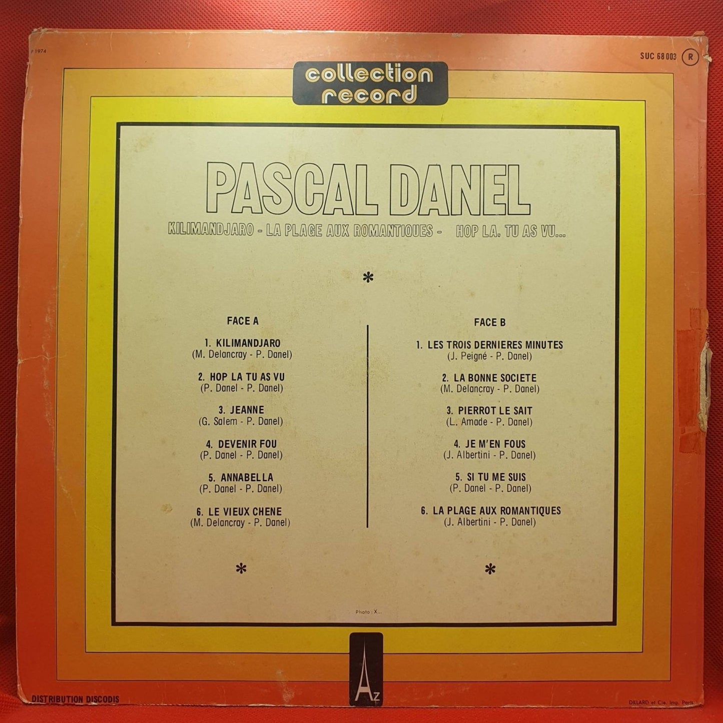 Pascal Danel – Pascal Danel - Vinyl Store Online