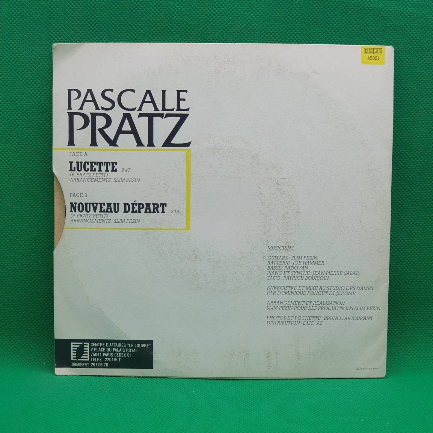 Pascale Pratz – Lucette - Vinyl Store Online