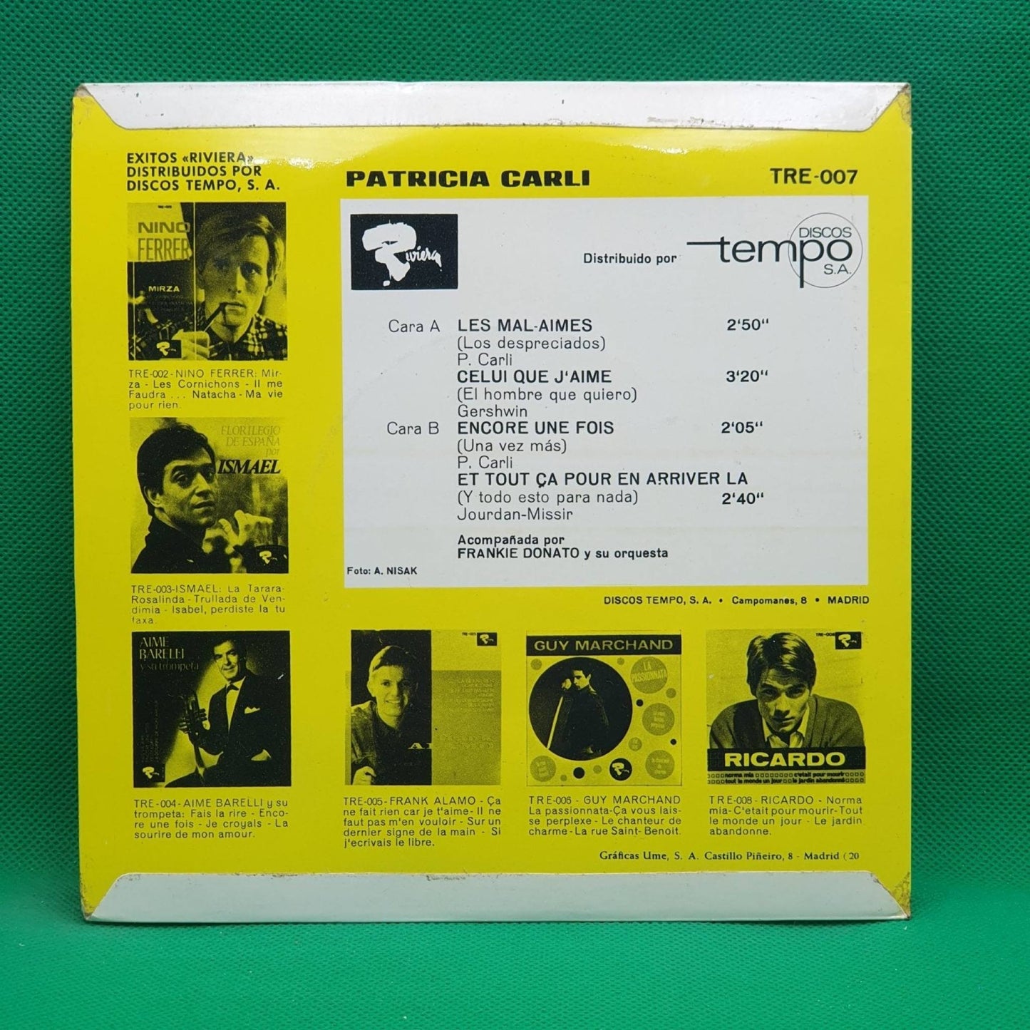 Patricia Carli – Les Mal - Aimés - Vinyl Store Online
