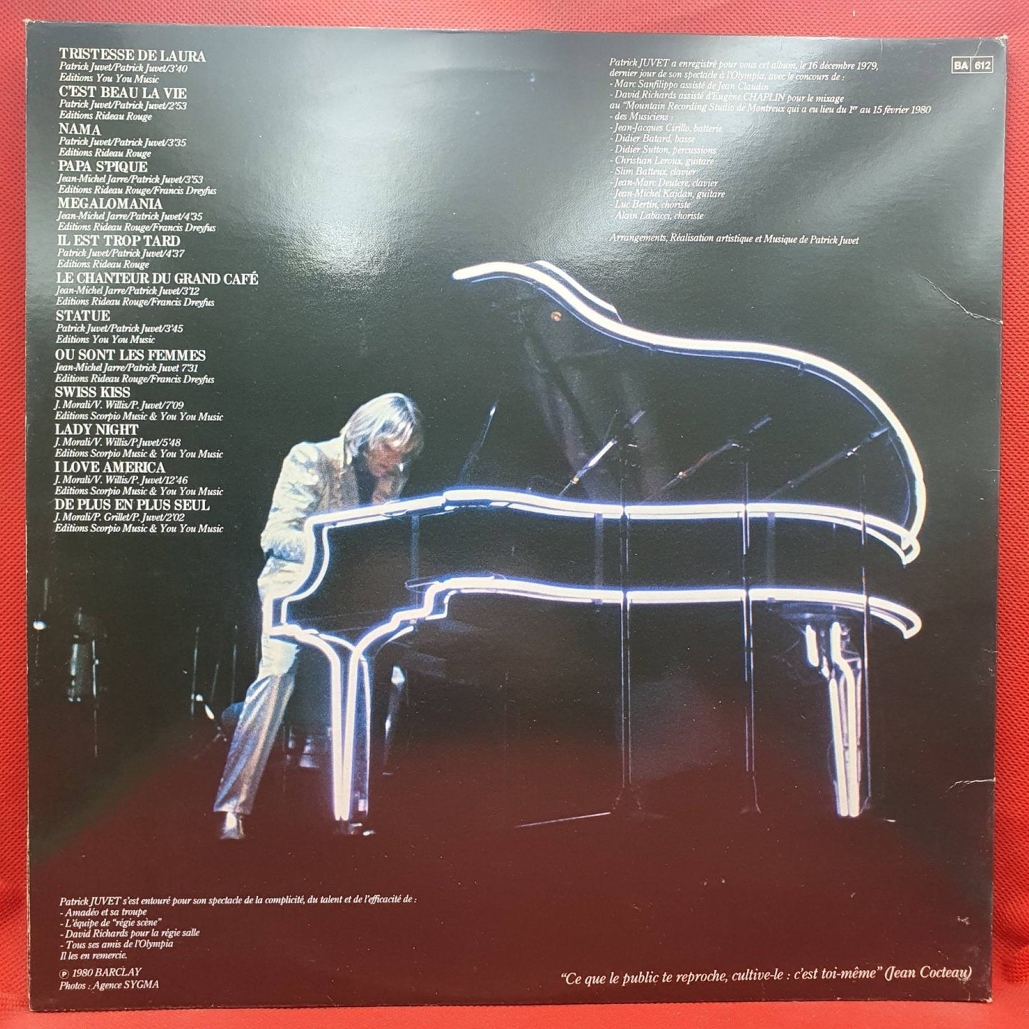 Patrick Juvet – "Live" - Vinyl Store Online