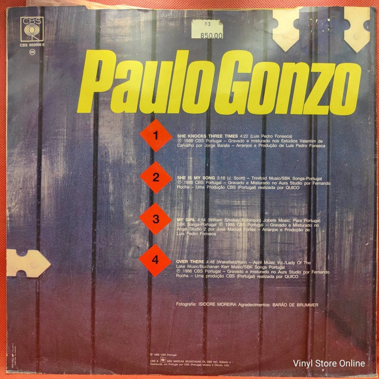 Paulo Gonzo – She Knocks Three Times / My Girl - Vinyl Store Online