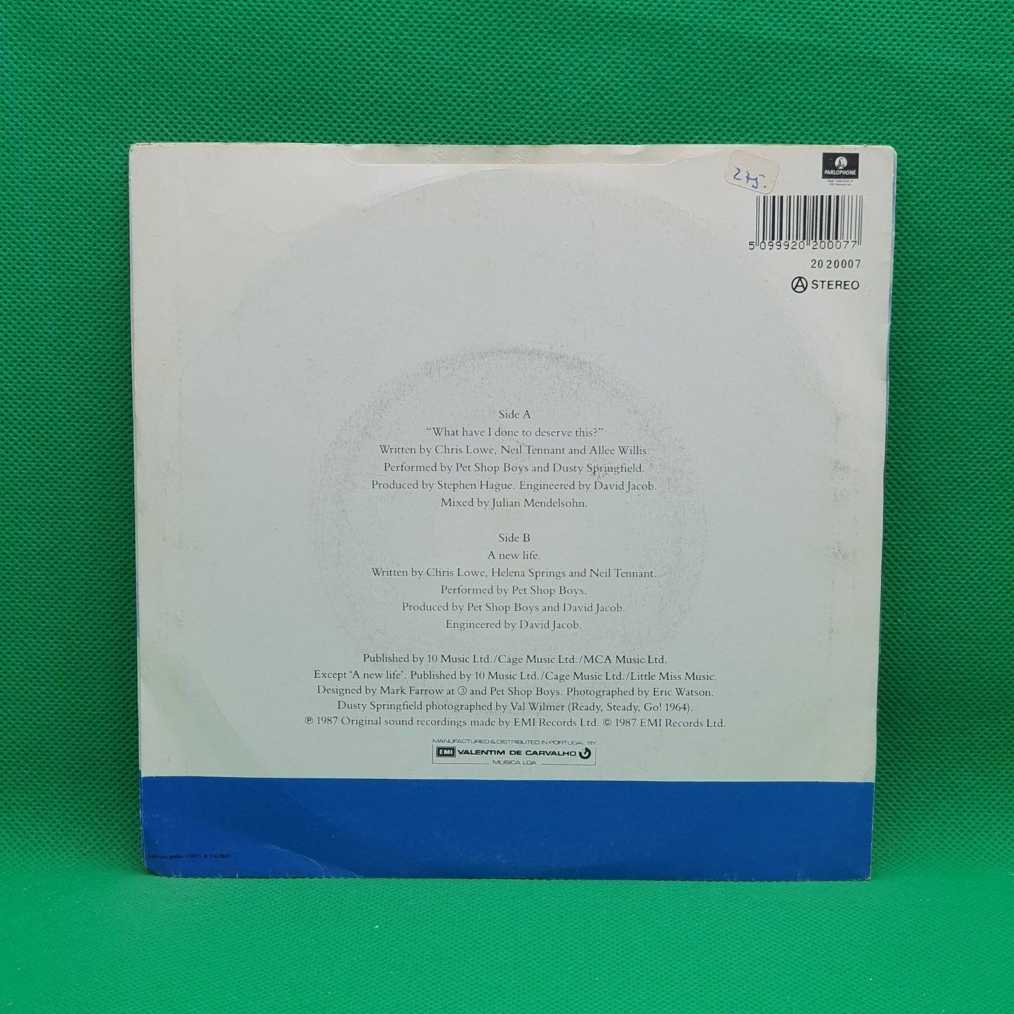 Pet Shop Boys With Dusty Springfield – What Have I Done To Deserve This? - Vinyl Store Online