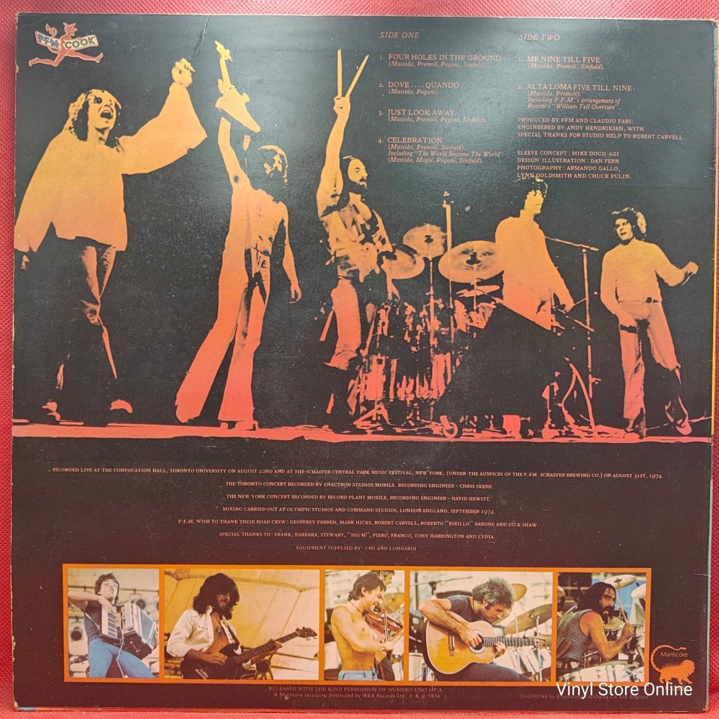 P.F.M. – Cook - Vinyl Store Online