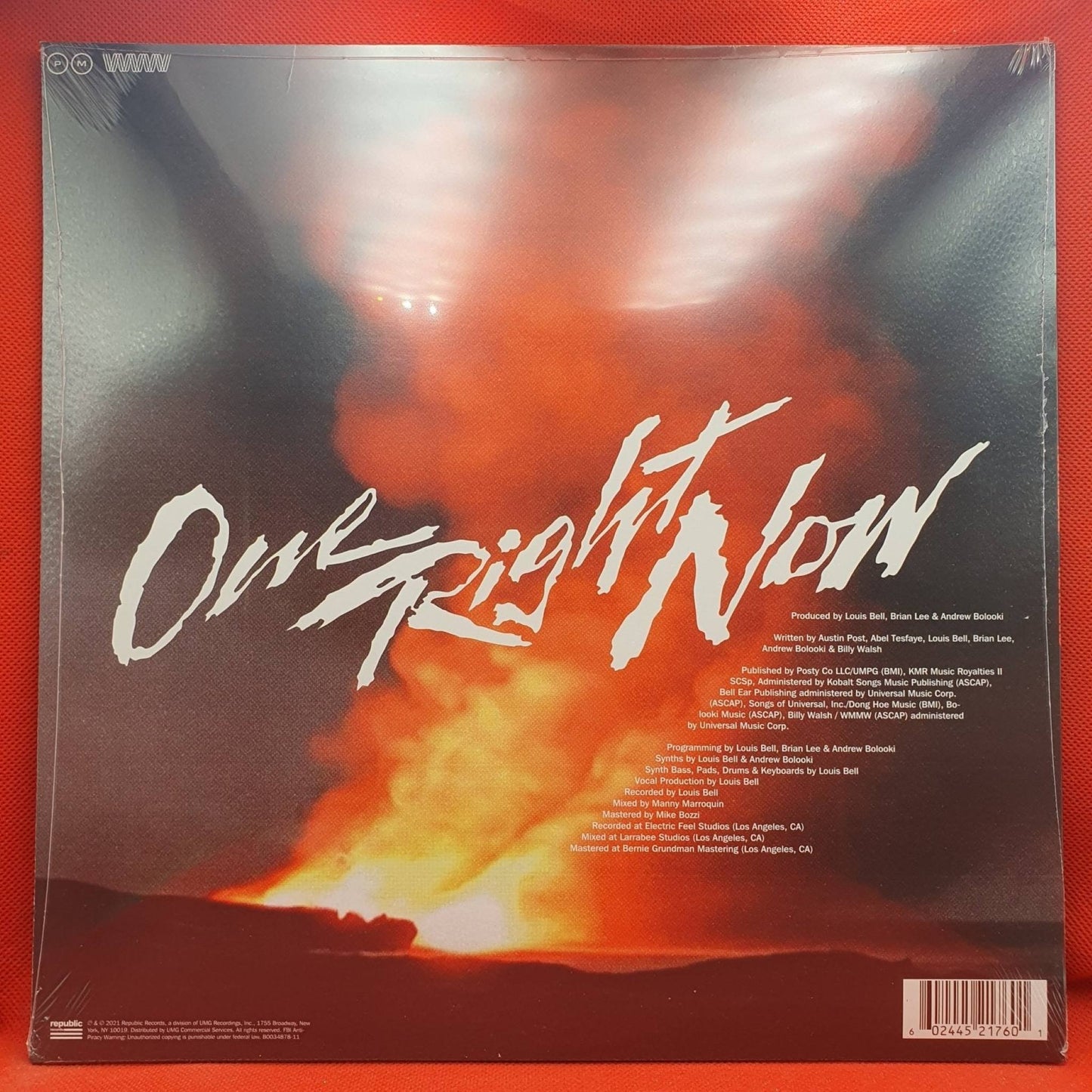 Post Malone And The Weeknd – One Right Now - Vinyl Store Online