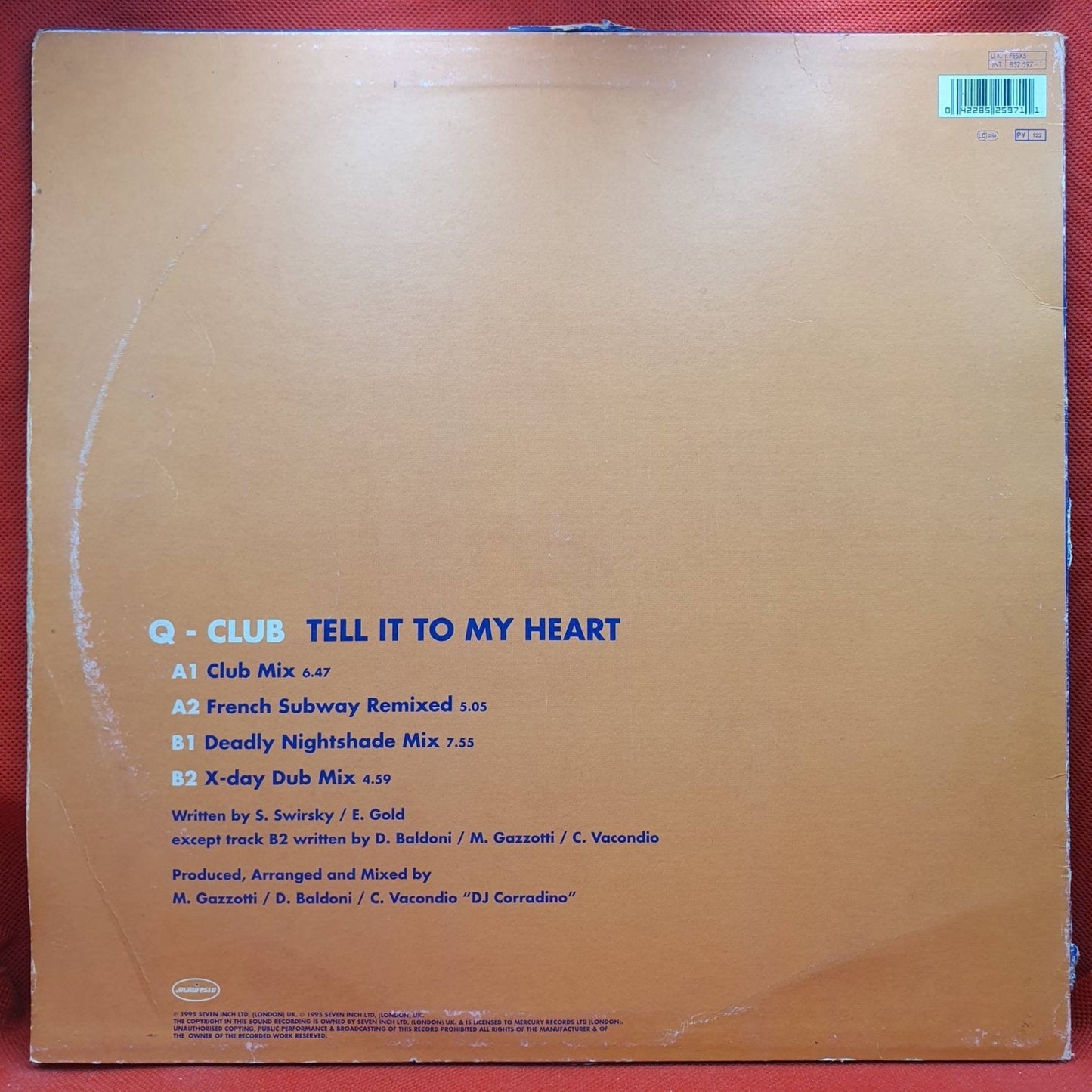 Q - Club – Tell It To My Heart - Vinyl Store Online