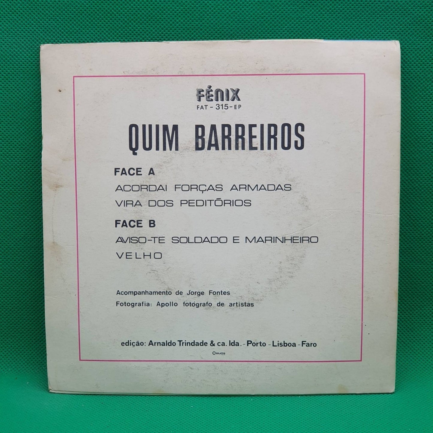 Quim Barreiros – Acordai Forças Armadas - Vinyl Store Online