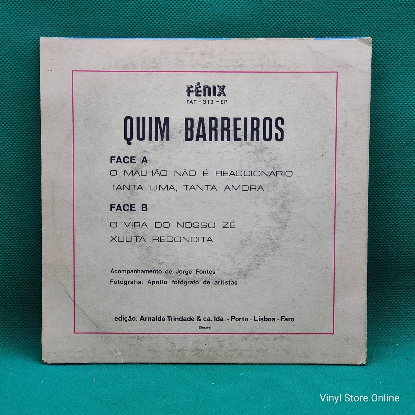 Quim Barreiros – O Malhão Não É Reaccionário - Vinyl Store Online