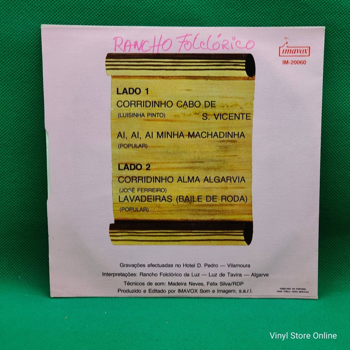 Rancho Folclórico Da Luz – Hotel Do Algarve - Vinyl Store Online