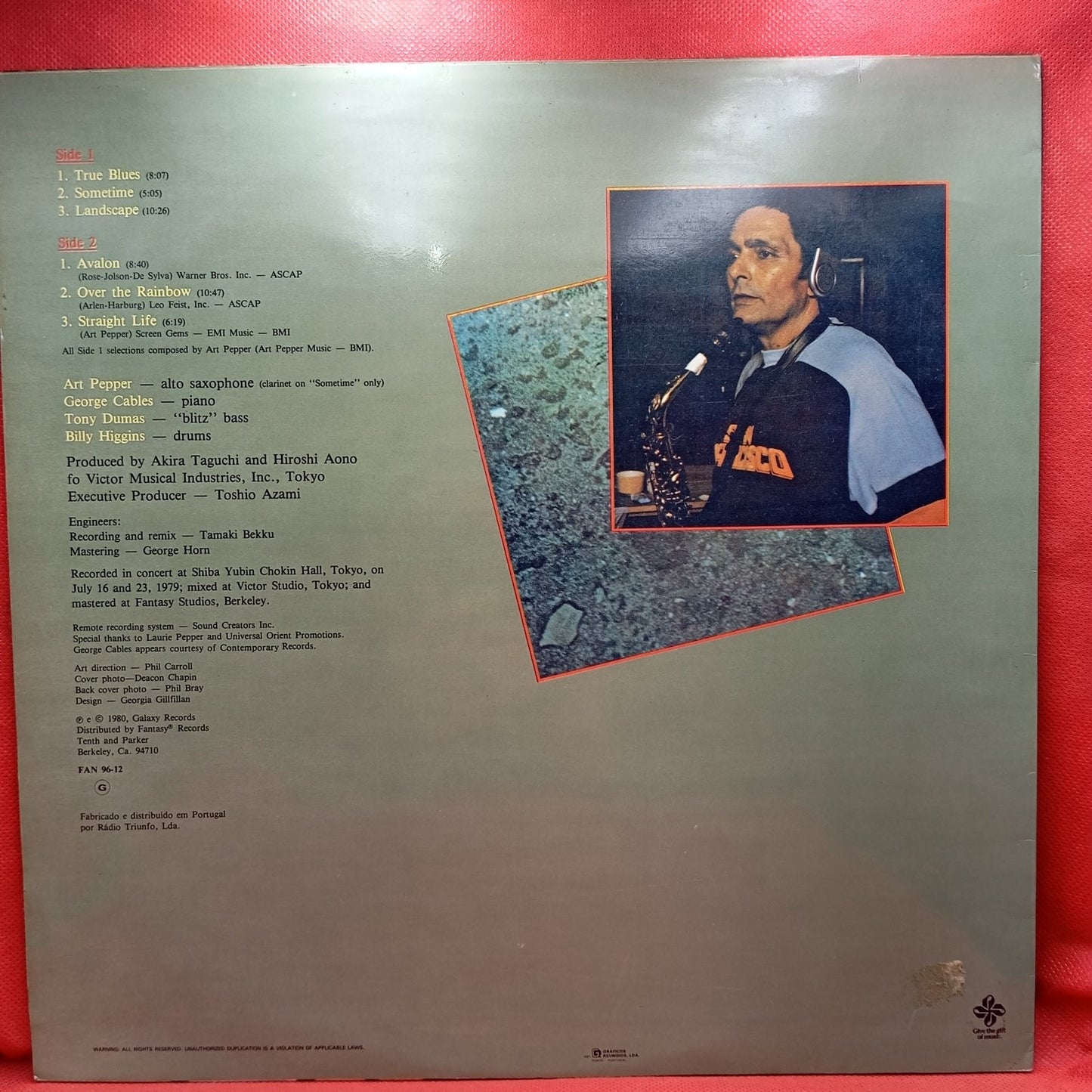 Art Pepper - Landscape (LP) · fotografia 2 · VSO#109-282