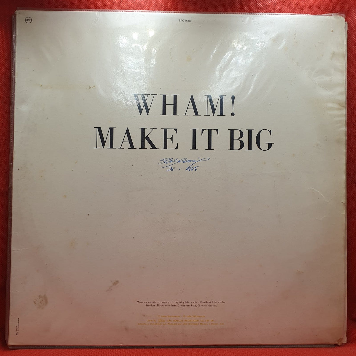 Wham! - Make It Big (LP) · fotografia 2 · VSO#1699-4230