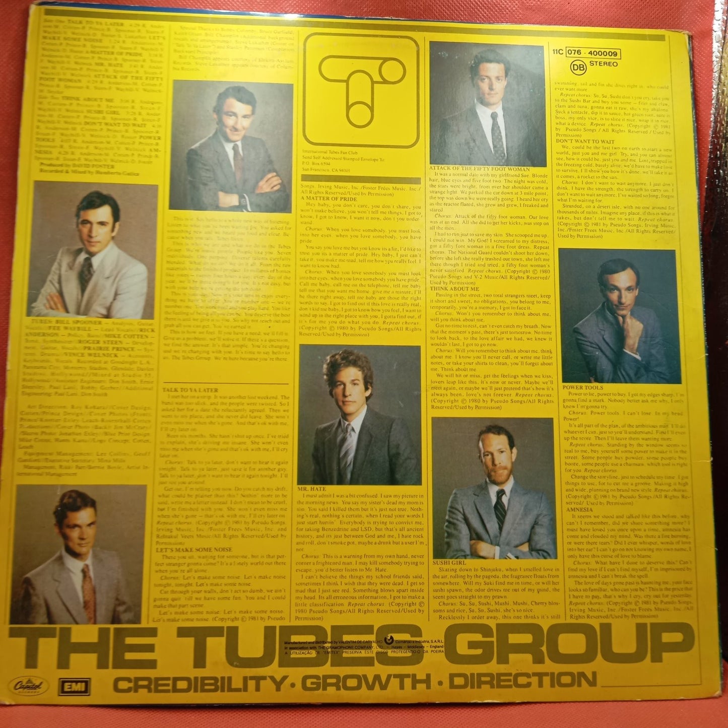Tubes - The Completion Backward Principle (LP) · fotografia 2 · VSO#189-416