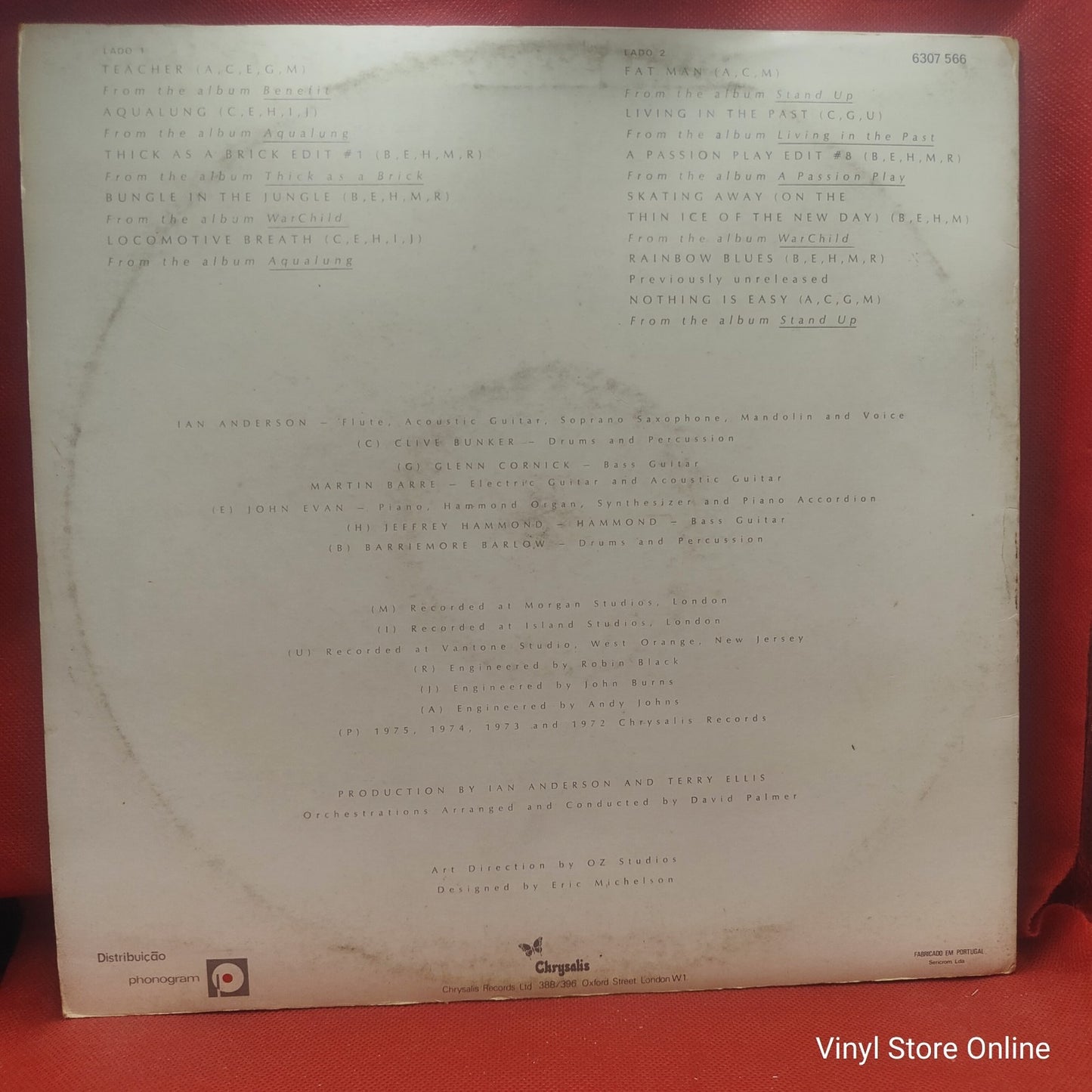 Jethro Tull - M.U. - The Best Of Jethro Tull (LP) · fotografia 2 · VSO#287-812