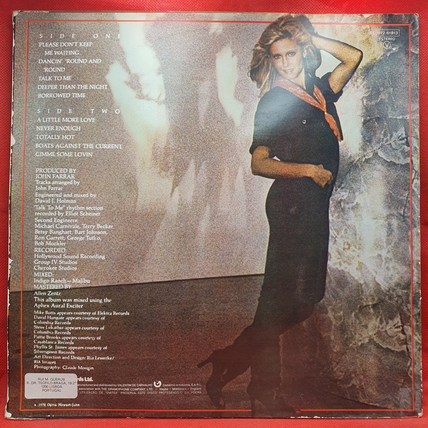Olivia Newton-John - Totally Hot (LP) · fotografia 2 · VSO#619-1666