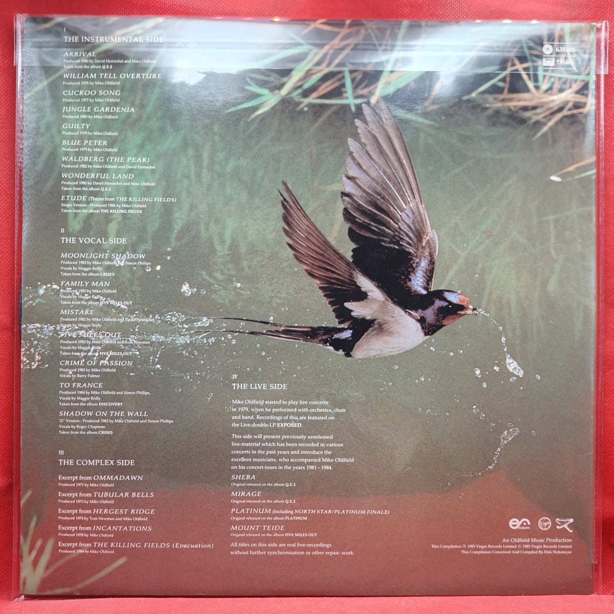 Mike Oldfield - The Complete Mike Oldfield (2xLP) · fotografia 2 · VSO#746-2039
