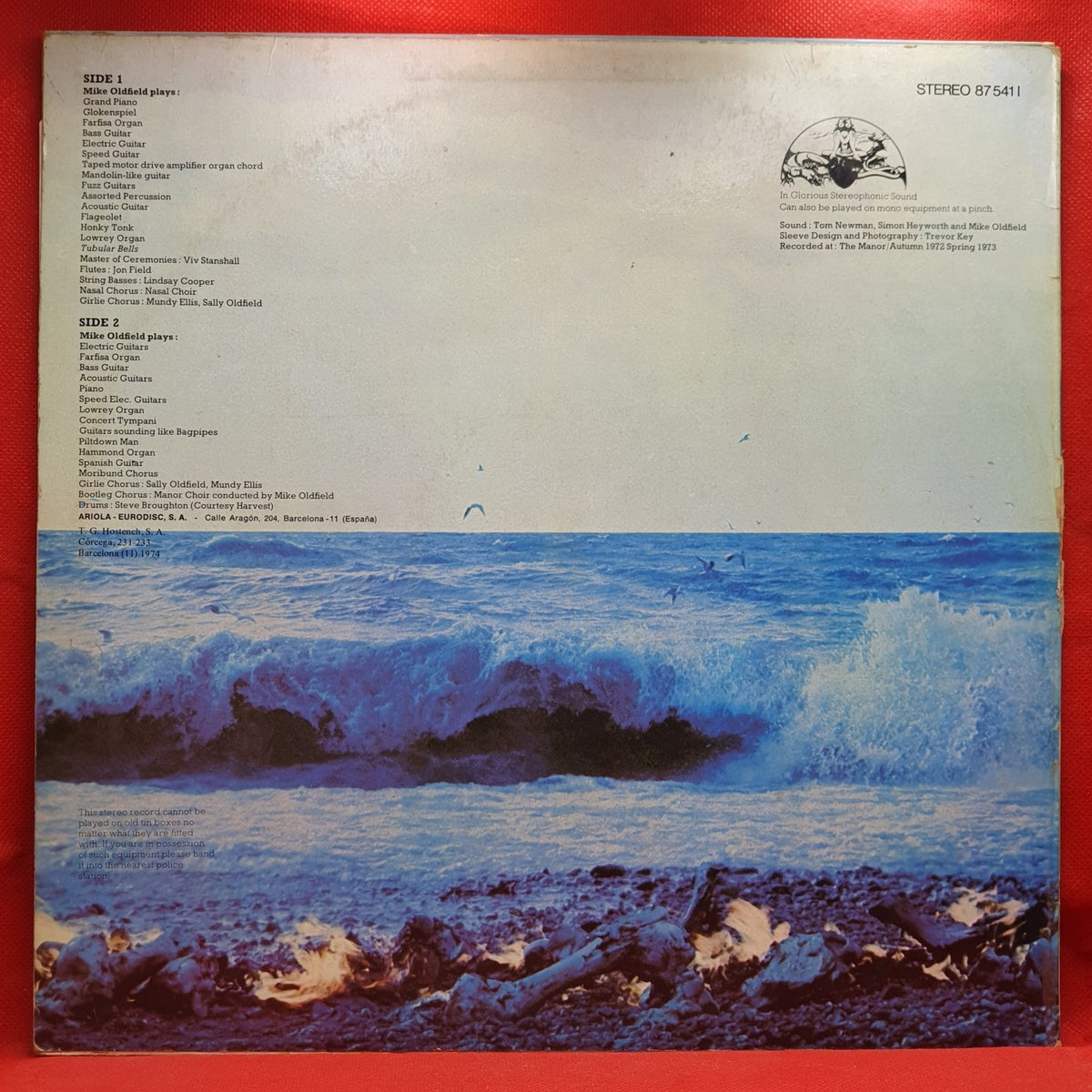 Mike Oldfield - Tubular Bells (LP) · fotografia 2 · VSO#747-2037