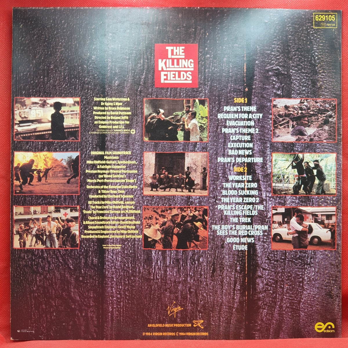 Mike Oldfield - The Killing Fields (Original Film Soundtrack) (LP) · fotografia 2 · VSO#769-1987