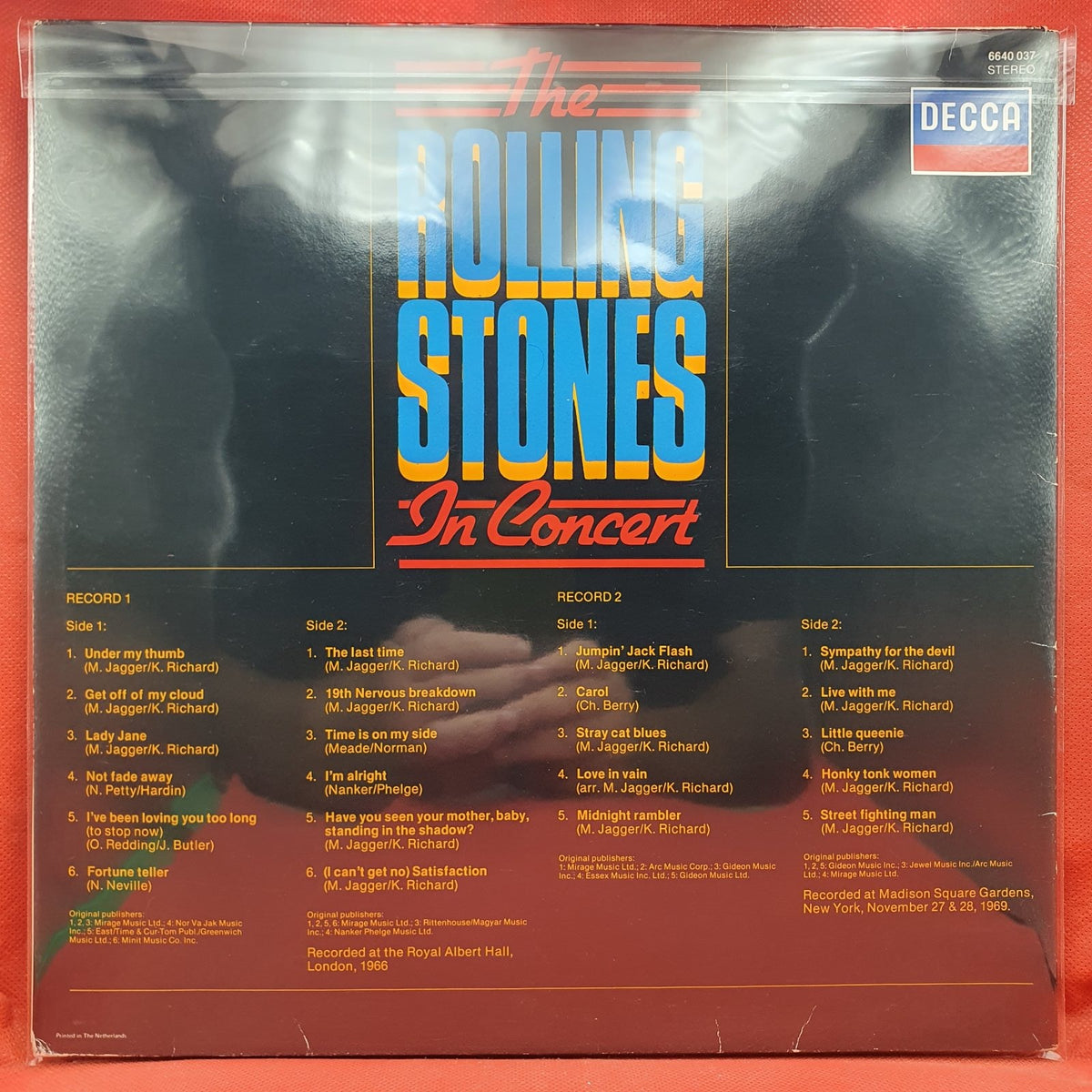 The Rolling Stones - In Concert (2xLP) · fotografia 2 · VSO#773-1979