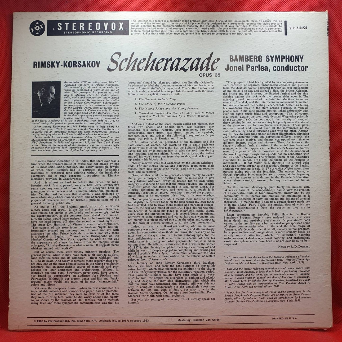 Rimsky - Korsakov - Sheherazade - Vinyl Store Online
