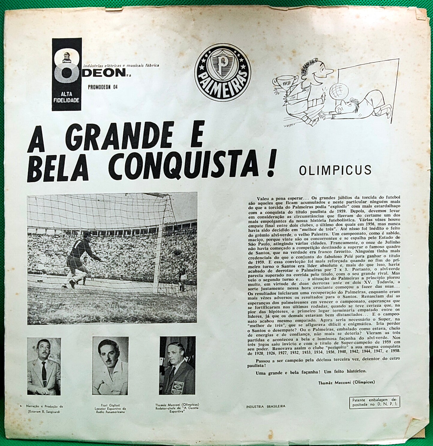 Palmeiras - Super-Campeão de 1959