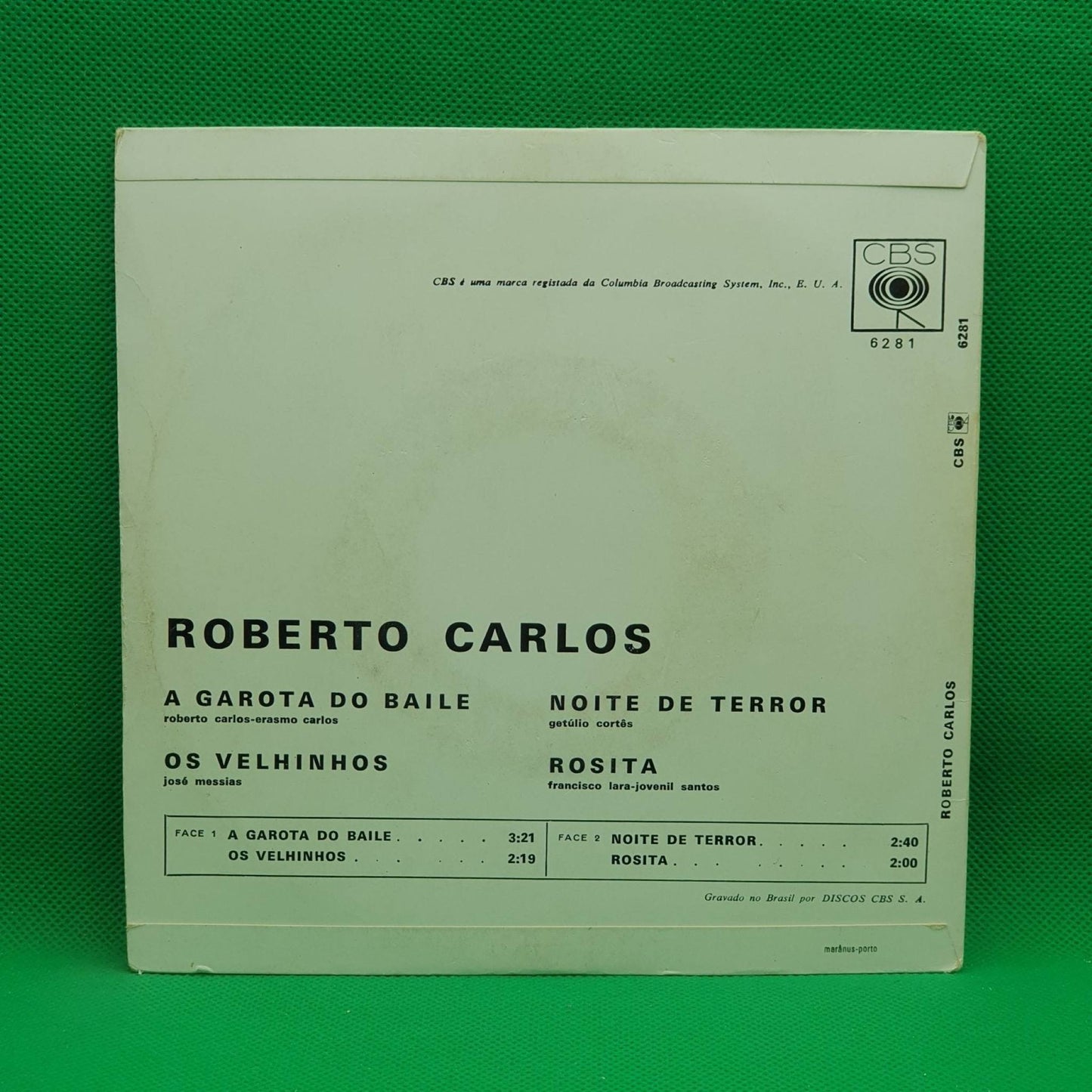 Roberto Carlos – A Garota Do Baile / Os Velhinhos / Noite De Terror / Rosita - Vinyl Store Online