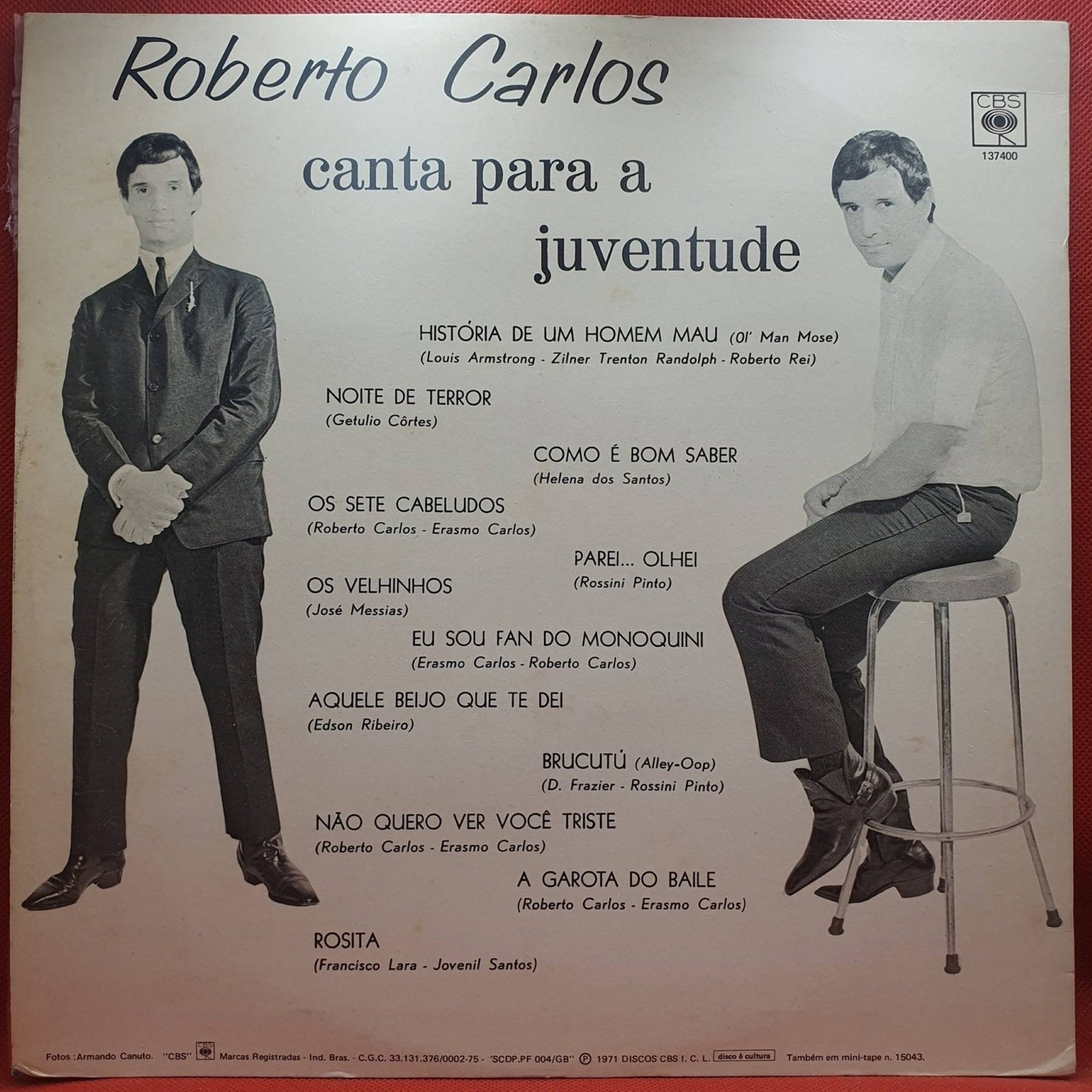Roberto Carlos – Canta Para A Juventude - Vinyl Store Online