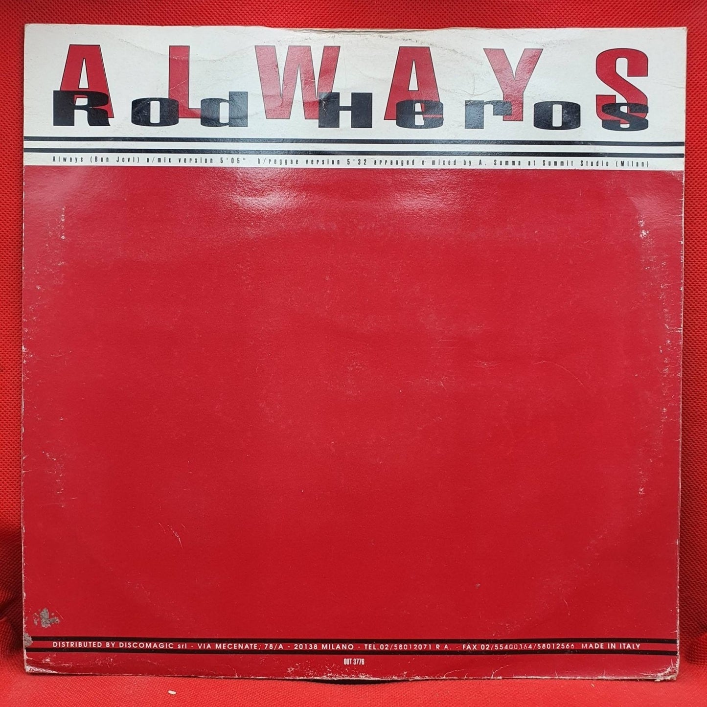 Rod Heros – Always - Vinyl Store Online