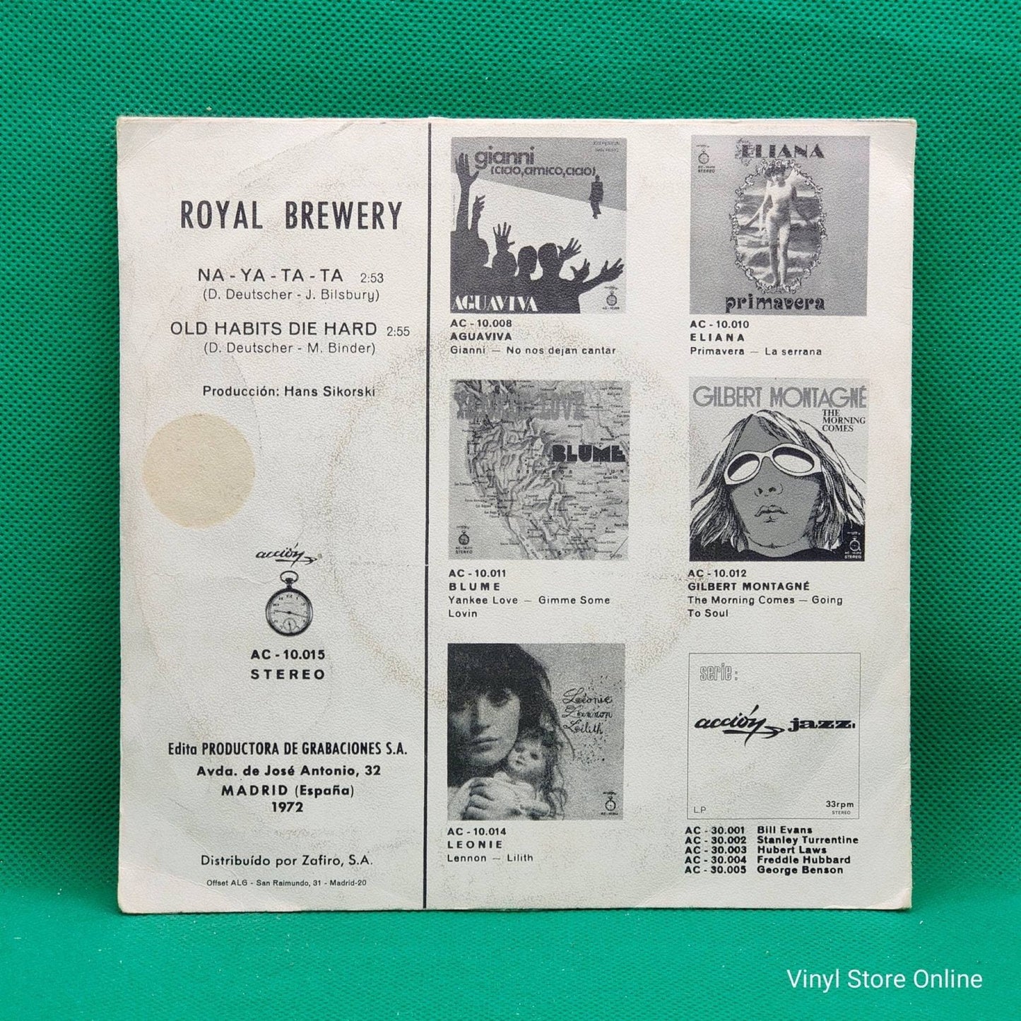 Royal Brewery – Na - Ja - Ta - Ta - Vinyl Store Online