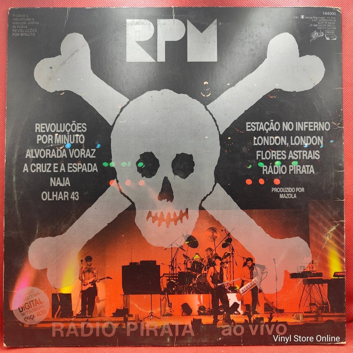 RPM – Rádio Pirata Ao Vivo - Vinyl Store Online
