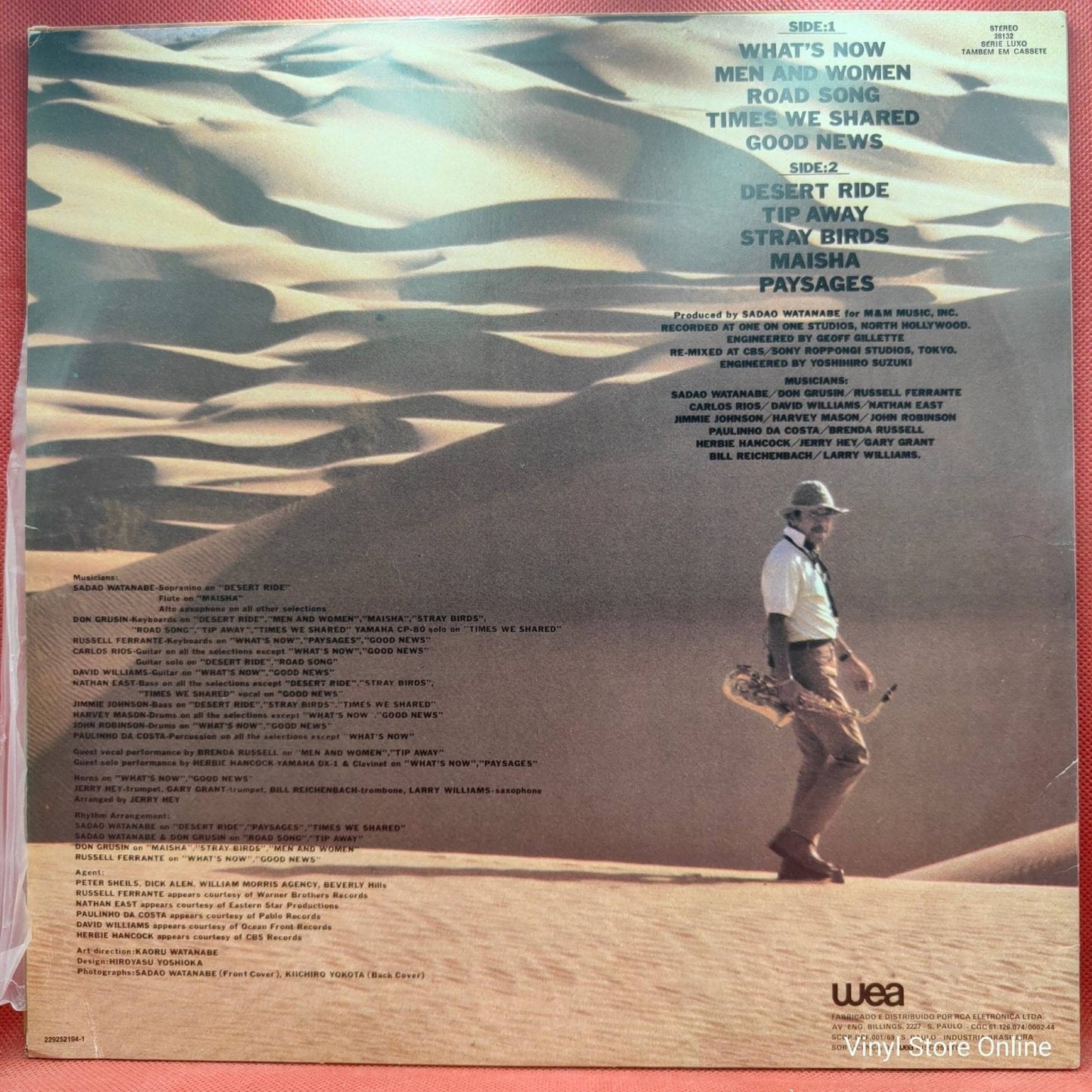 Sadao Watanabe – Maisha - Vinyl Store Online