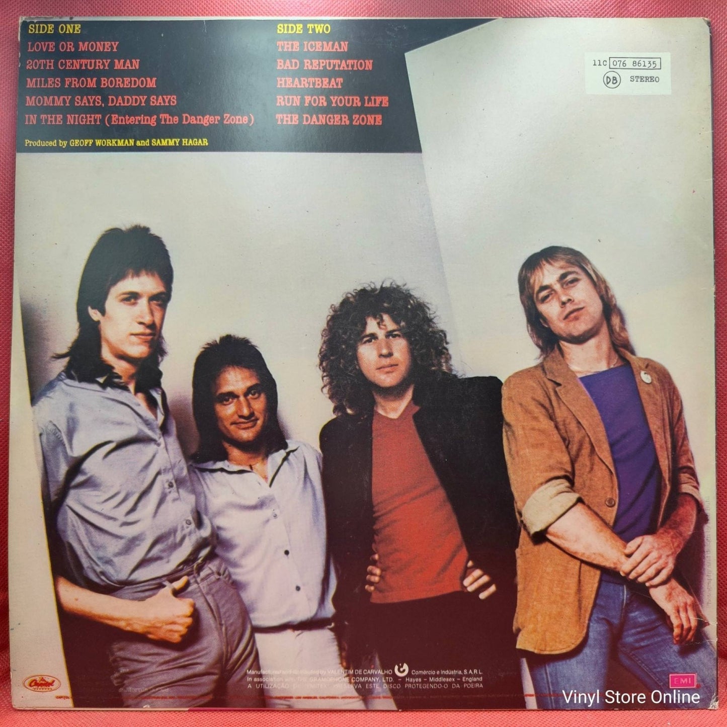 Sammy Hagar – Danger Zone - Vinyl Store Online