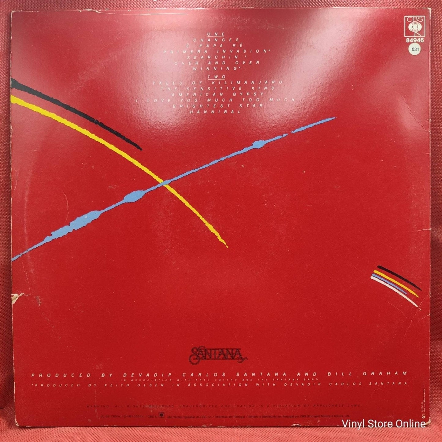 Santana – Zebop! - Vinyl Store Online