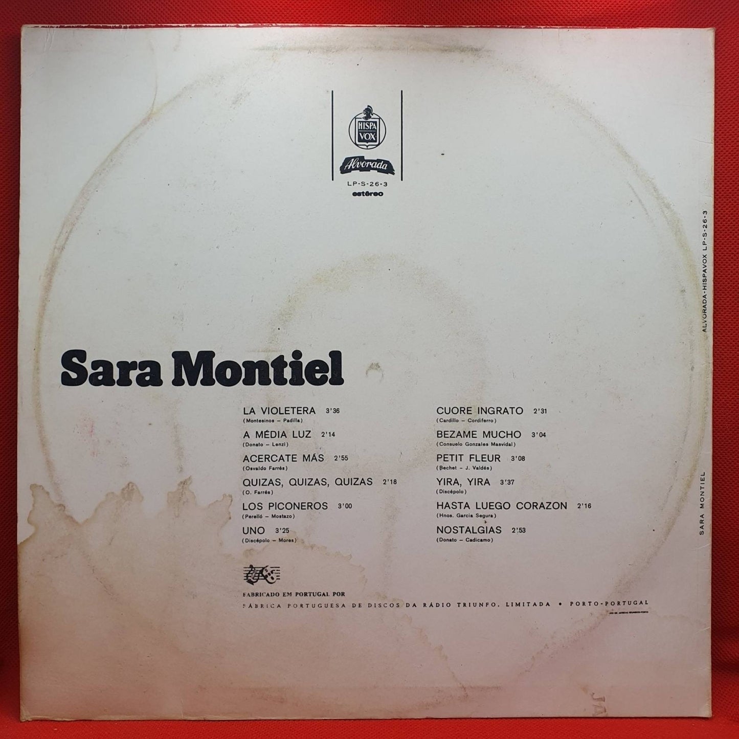 Sara Montiel – Sara Montiel - Vinyl Store Online