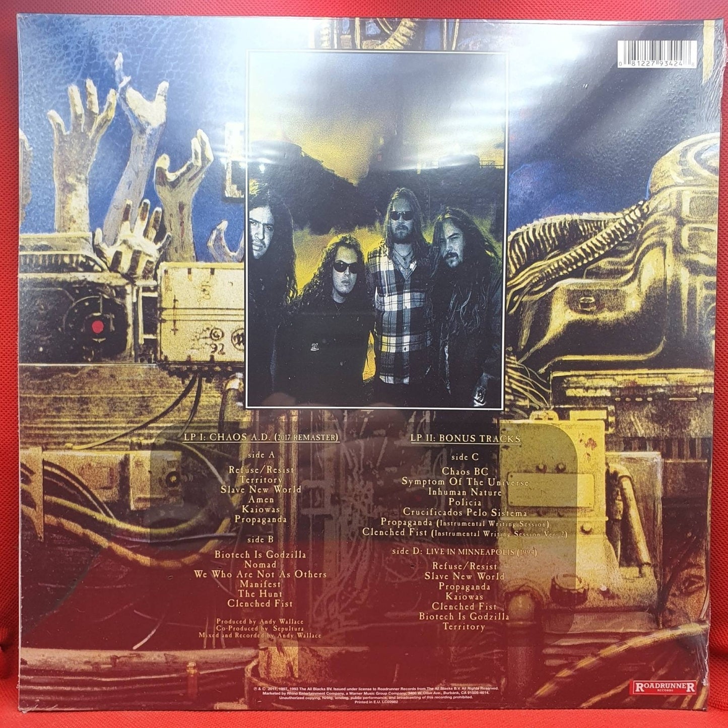 Sepultura – Chaos A.D. - Vinyl Store Online