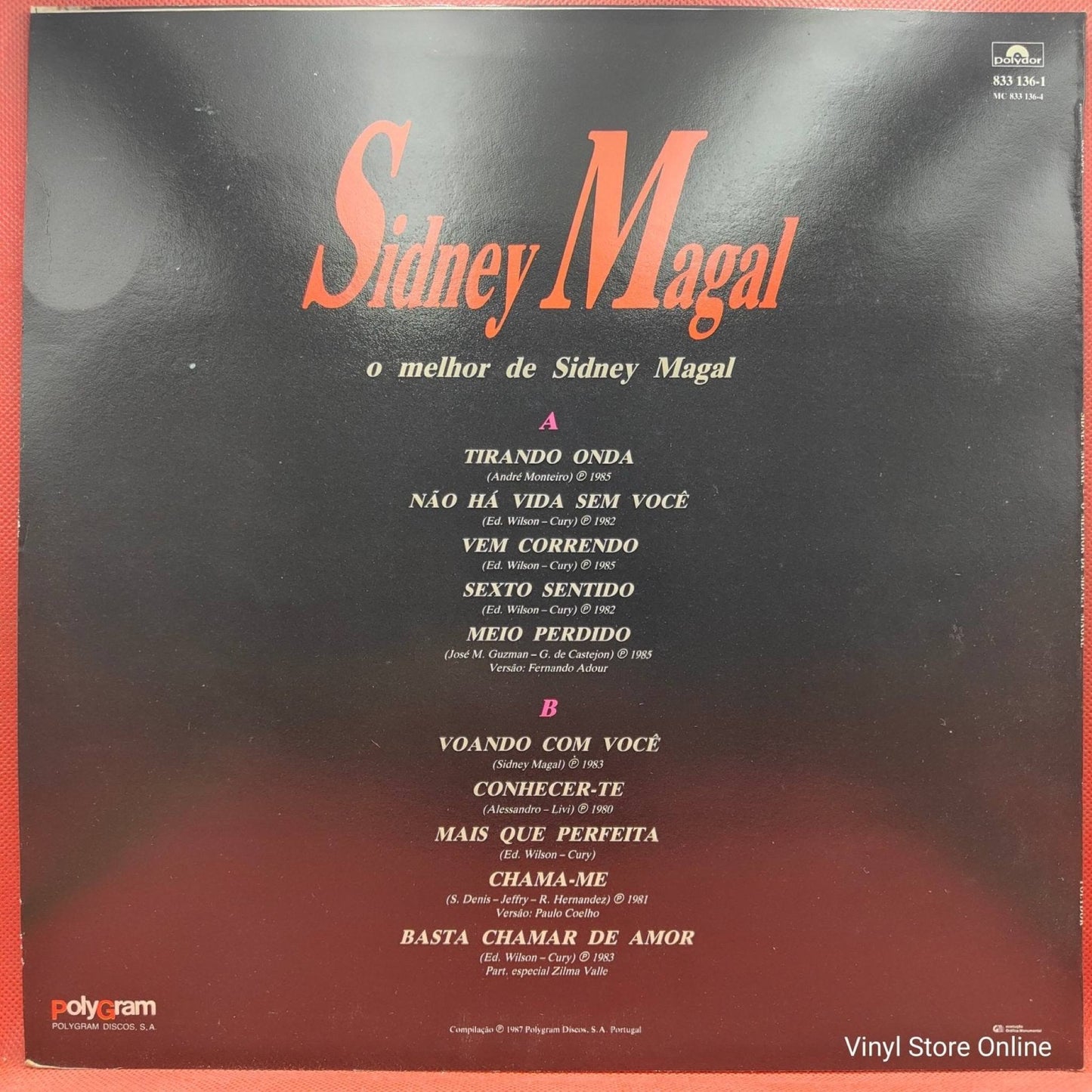 Sidney Magal – O Melhor De Sidney Magal - Vinyl Store Online