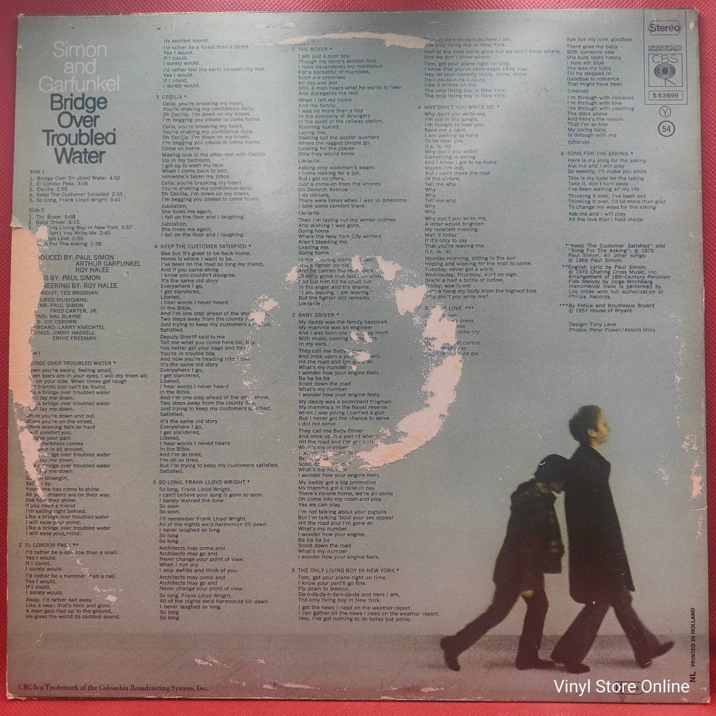 Simon And Garfunkel – Bridge Over Troubled Water - Vinyl Store Online