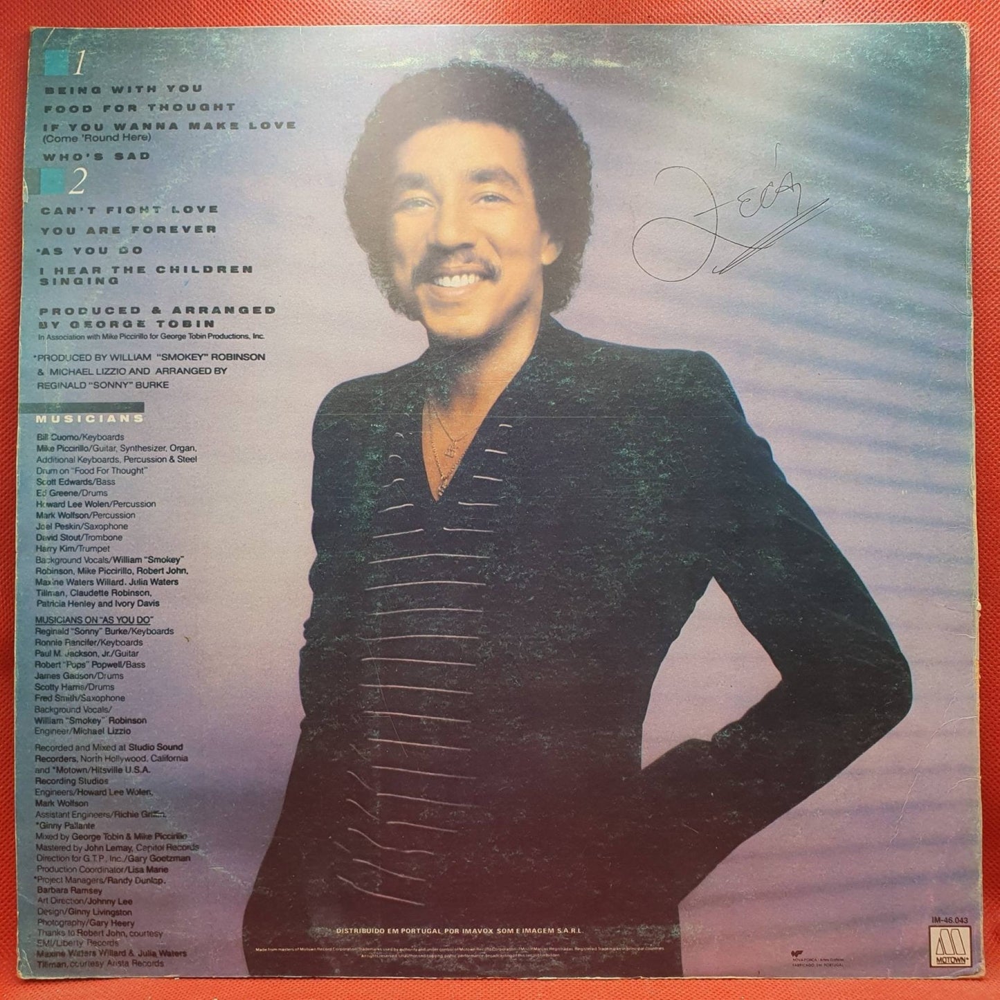 Smokey Robinson – Being With You - Vinyl Store Online