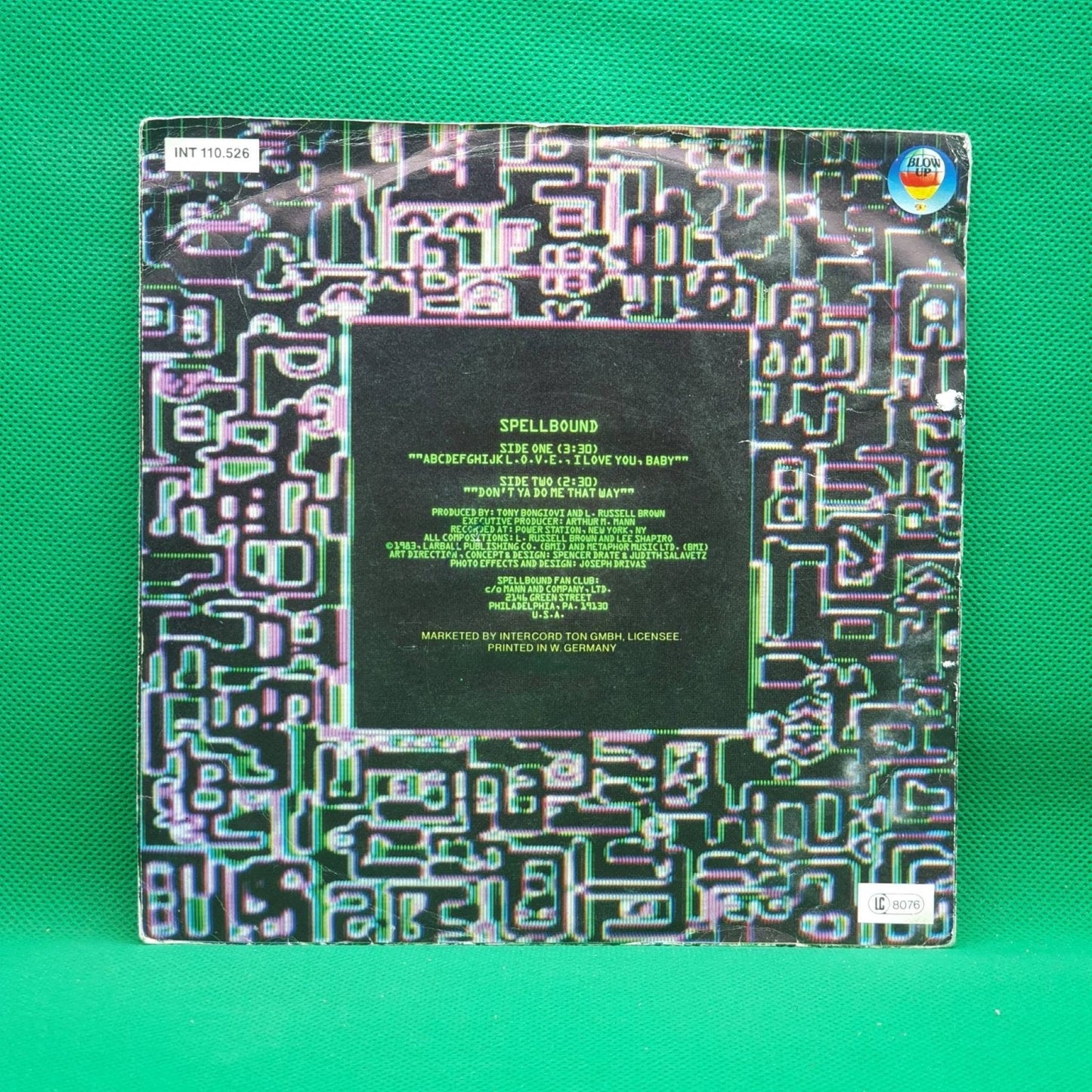 Spellbound – ABCDEFGHIJKL.O.V.E, I Love You, Baby - Vinyl Store Online