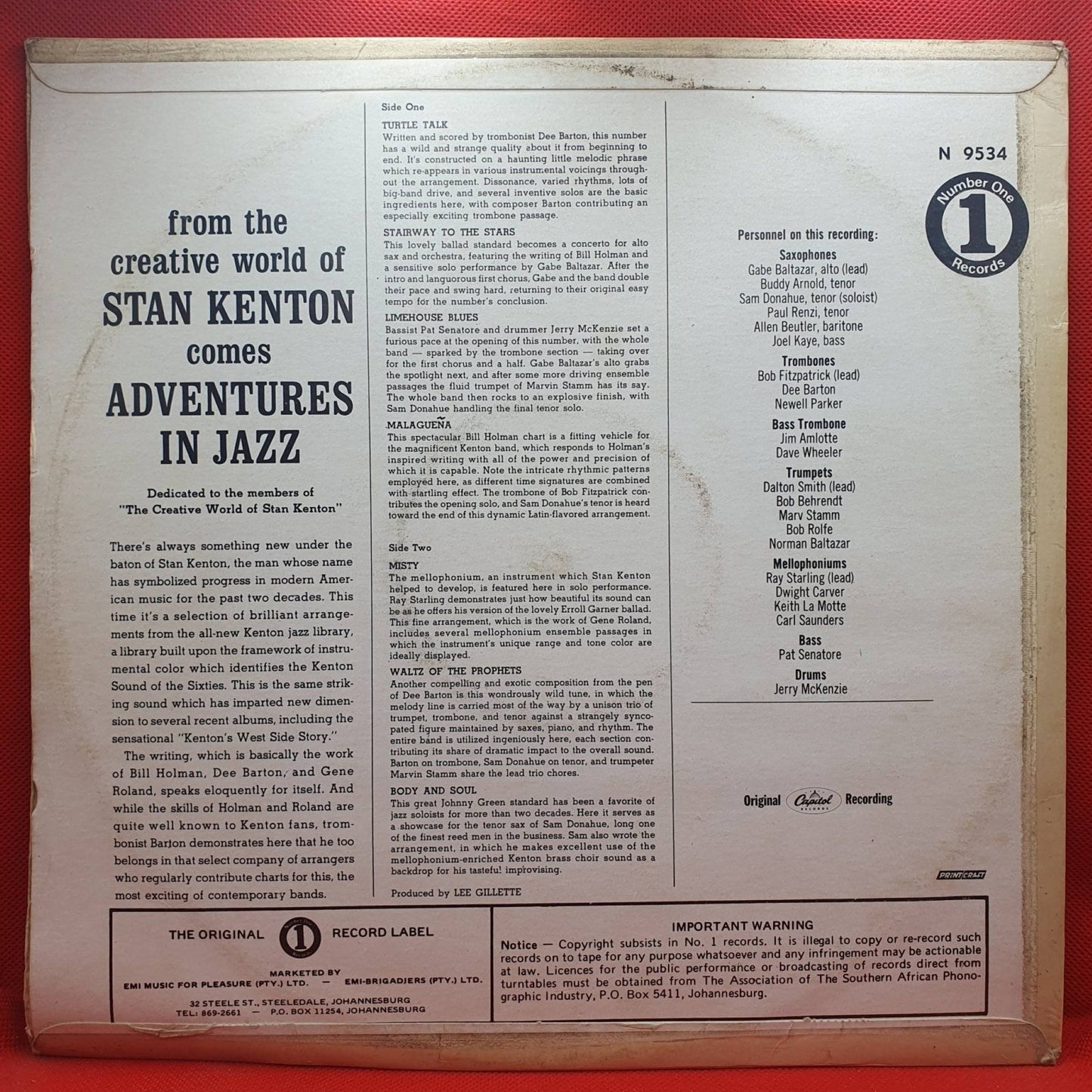 Stan Kenton – Adventures In Jazz - Vinyl Store Online