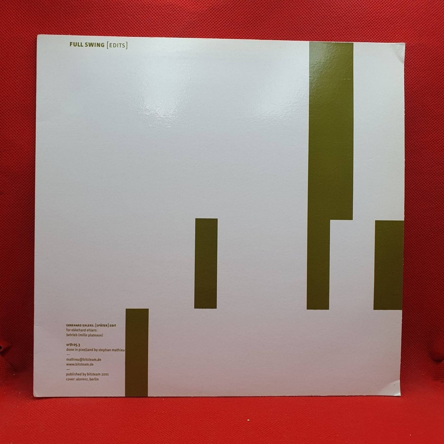 Stephan Mathieu – Full Swing Edits (3) - Vinyl Store Online