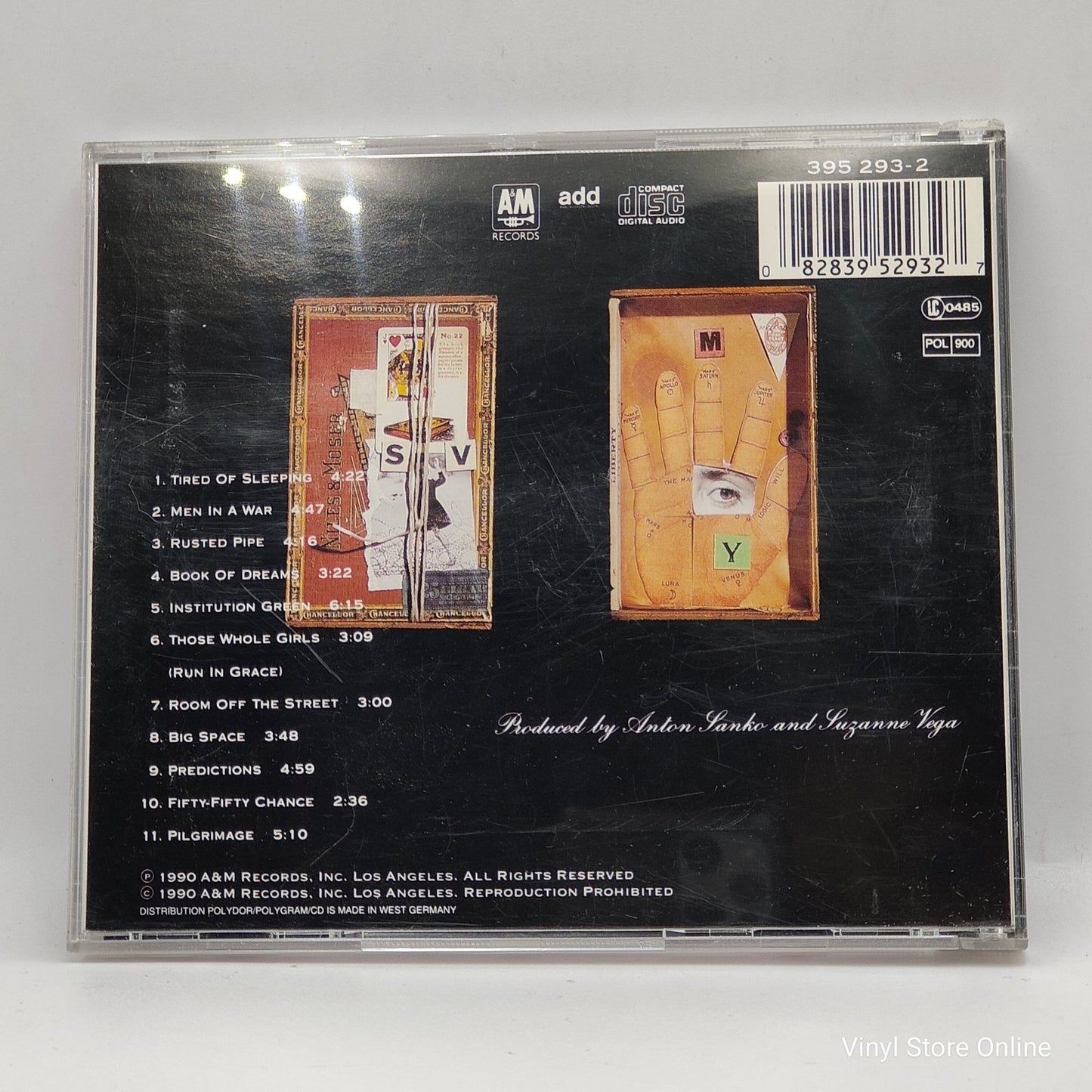 Suzanne Vega – Days Of Open Hand - Vinyl Store Online