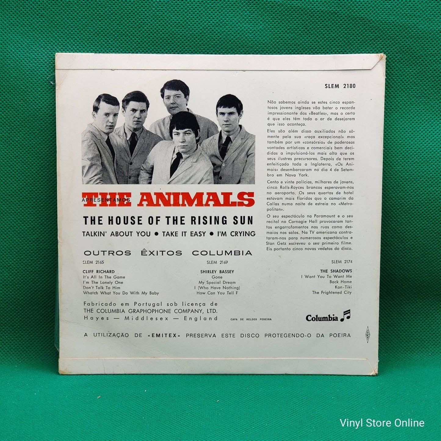 The Animals – The House Of The Rising Sun - Vinyl Store Online