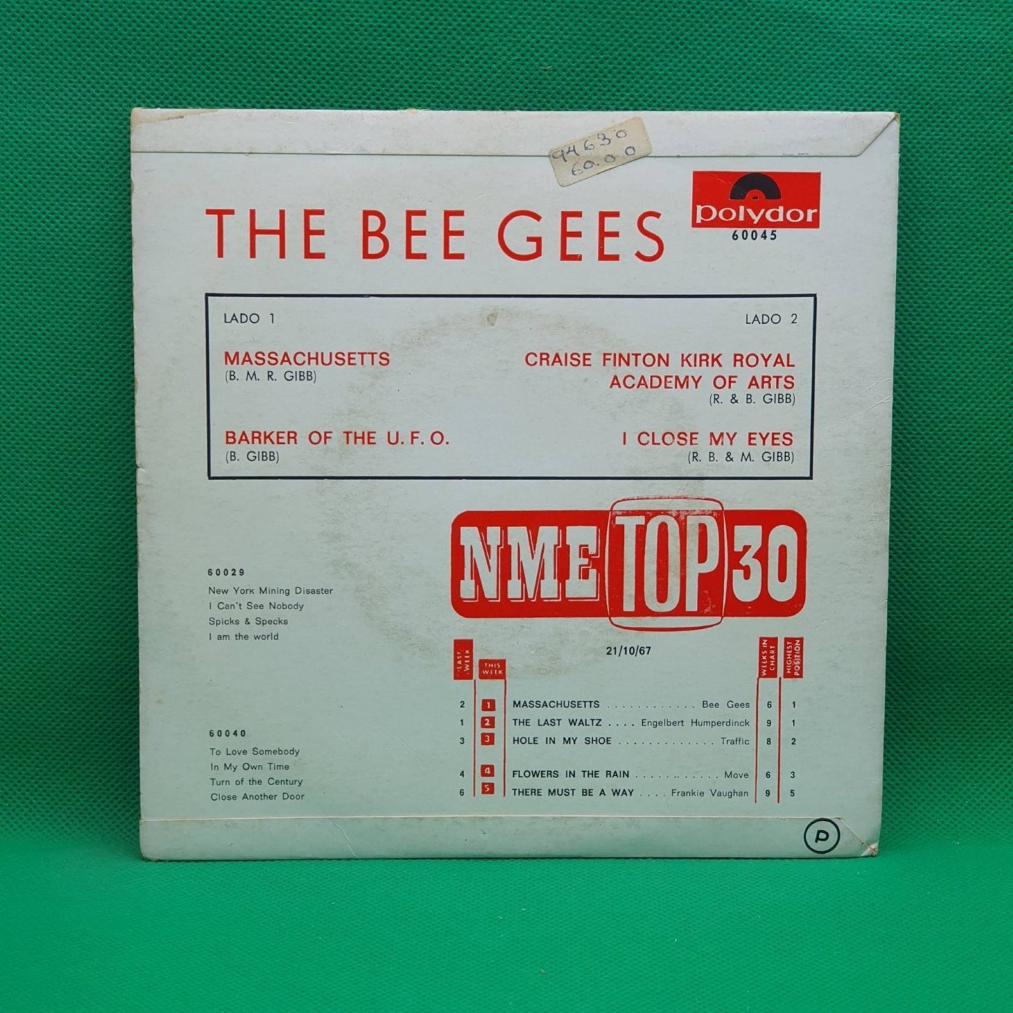 The Bee Gees – Massachusetts - Vinyl Store Online