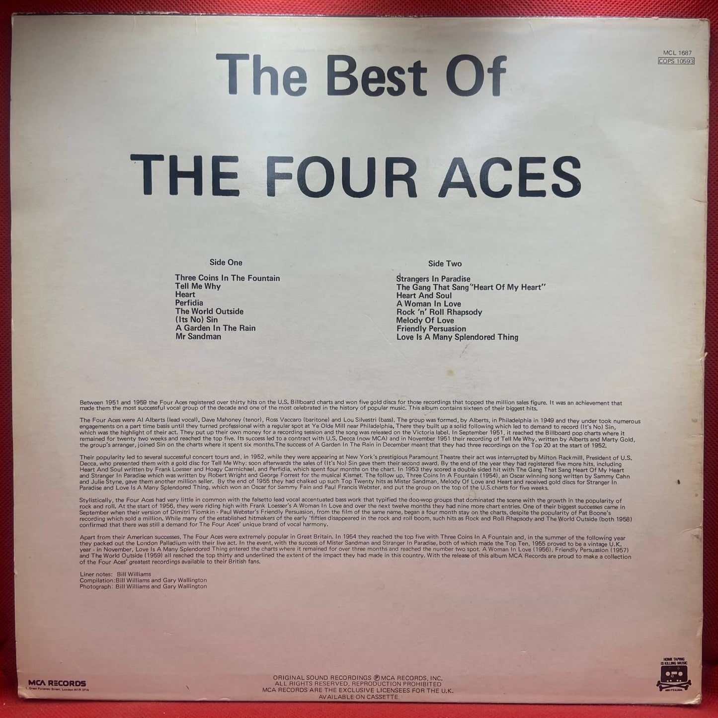 The Best of The four Aces - Vinyl Store Online
