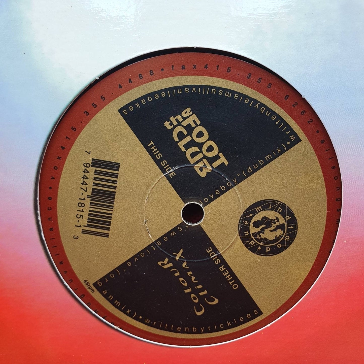 The Foot Club – Colour Climax - Vinyl Store Online