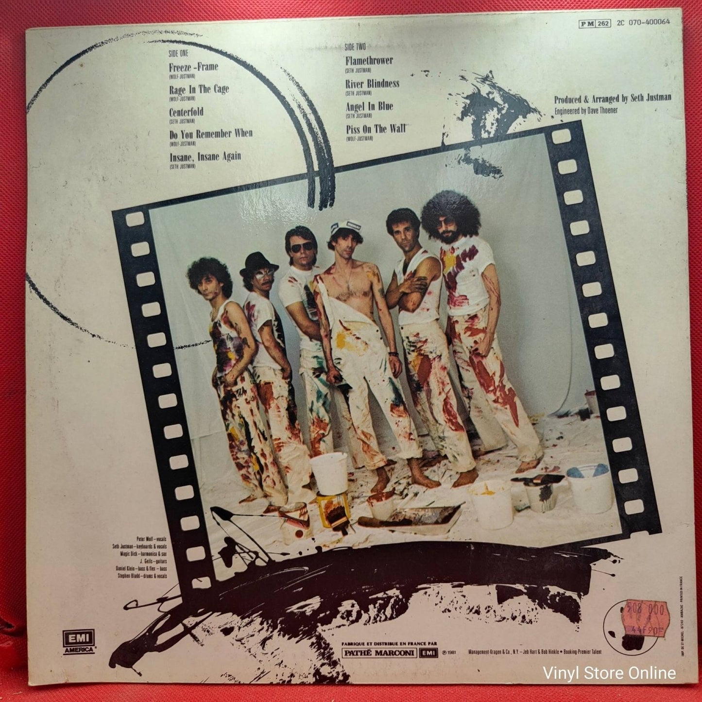 The J. Geils Band – Freeze Frame - Vinyl Store Online