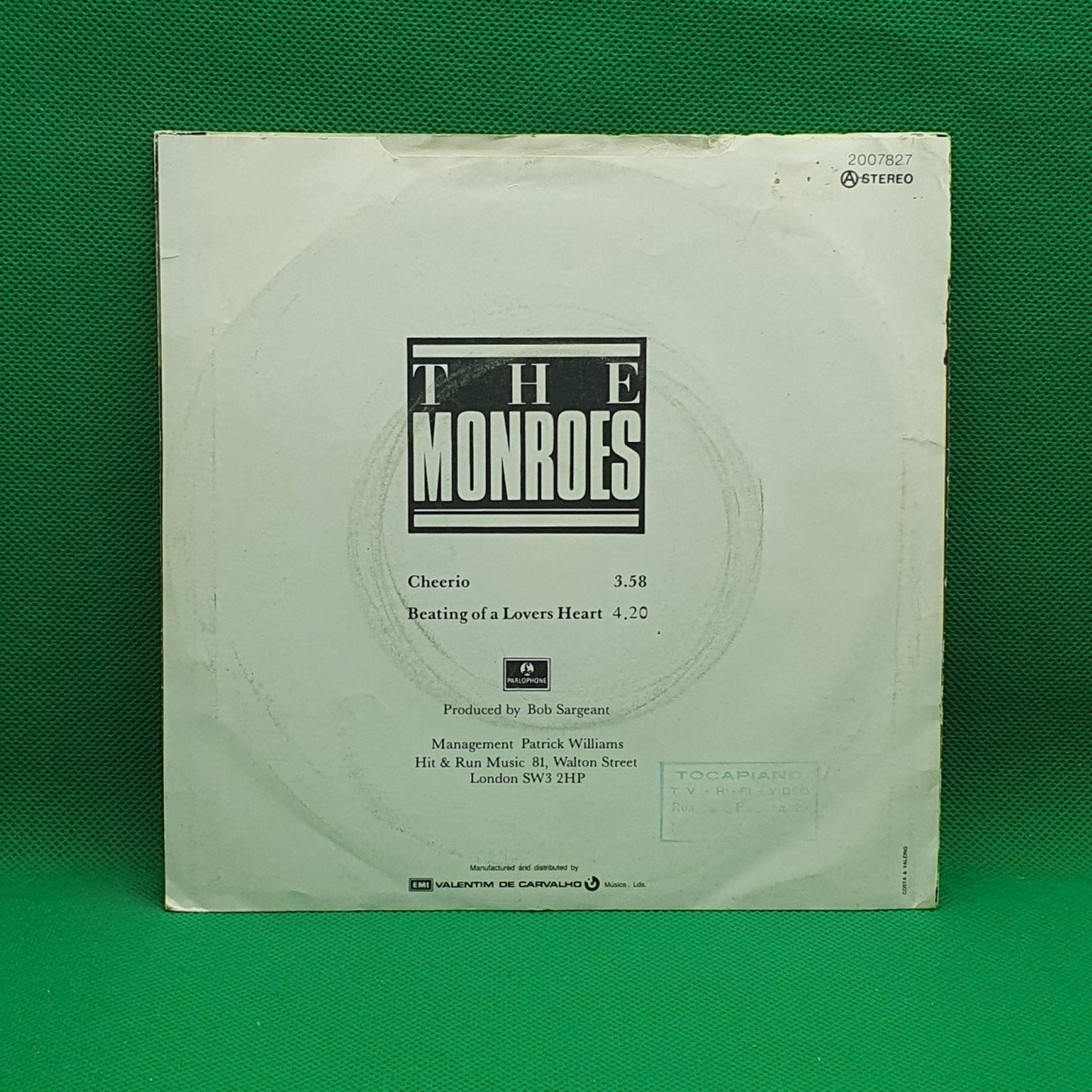 The Monroes – Cheerio - Vinyl Store Online
