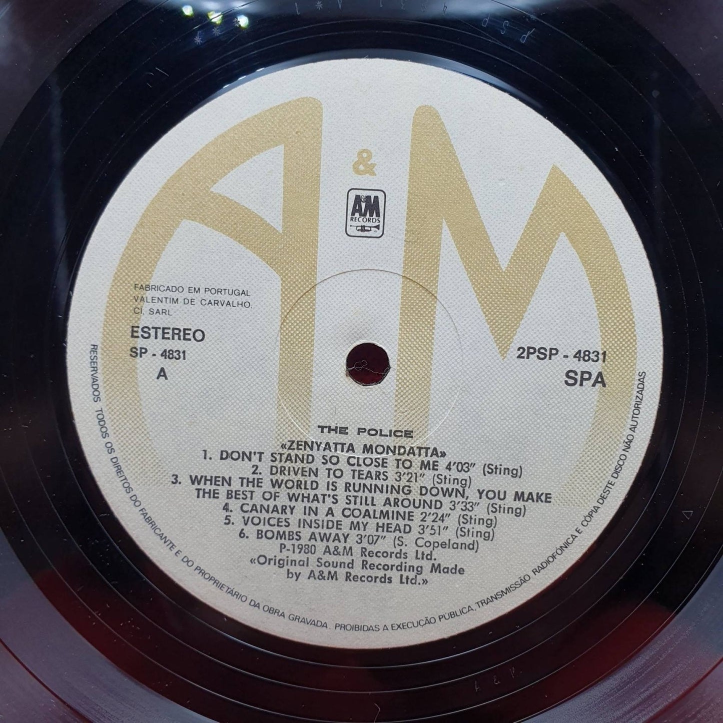 The Police – Zenyatta Mondatta - Vinyl Store Online