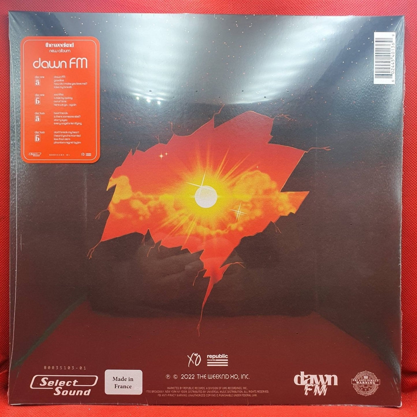 The Weeknd – Dawn FM - Vinyl Store Online